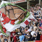 La Cultural y Deportiva Leonesa indica que los aficionados deben acudir al estadio a apoyar a su equipo con respeto al rival. MARCIANO PÉREZ