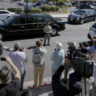 Llegada del presidente de EE UU, Donald Trump, a la ciudad de Las Vegas. PAUL BUCK