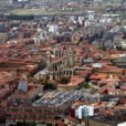 Imagen aérea de la capital leonesa con la Catedral en el centro de la vieja ciudad