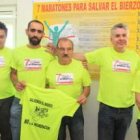 Miguel Basurco, José Luis Prada y representantes de colectivos integrantes de la plataforma