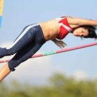Ángela Arias demostró su jerarquía en el salto de altura.