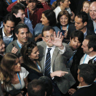 El presidente del Gobierno durante la clausura de la Unión Intermunicipal del PP.