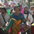 Los malabares y la música tradicional, protagonistas indiscutibles del mercado medieval.