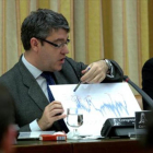 El ministo de Energía, Álvaro Nadal, durante una comparecencia en el Congreso.