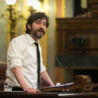 Rafael Mayoral, en una ponencia en el Congreso de los Diputados.