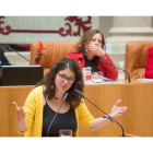 La diputada de Podemos Romero mantiene su bloqueo a la investidura de Andreu. RAQUEL MANZANARES