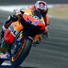 Stoner recuperó las sensaciones que produce la victoria en un escenario como el de Laguna Seca que siempre se le ha dado bien.