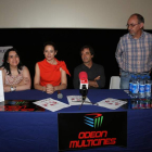 Margarita Puente, Cuca Escribano, Álvaro de Armiñán y Jorge Juan Peña, en la presentación.