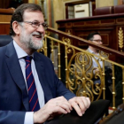 El presidente Mariano Rajoy al inicio de la sesión.