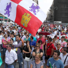 Manifestación llevada a cabo ayer en Madrid.