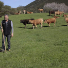 Daniel Puerta pasa los últimos días con su ganadería antes de ser sacrificada. CAMPOS