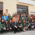 Foto de familia de los alumnos de los talleres de empleo.