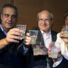 Corbacho,  José Montiilla y la alcaldesa de L-™Hospitalet, Nuria Marín, en una imagen reciente.