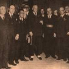 El general Primo de Rivera con los monárquicos de la provincia de León