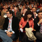 Ángel Hernández, Óscar López, Ana Redondo y Carlos Fernández Carriedo, en el congreso