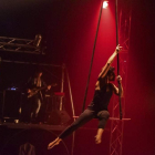 Circo Zoe, durante una actuación. DL