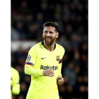 Messi apareció cuando su equipo más le necesitaba para inaugurar el marcador. ROBIN VAN LONKHUIJSEN