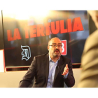 Marco Morala, anoche, en el programa La Tertulia. ANA F. BARREDO