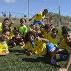 Sesión de entrenamiento de uno de los equipos alevín de la UD Las Palmas.