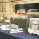 Exposición del Club de Prensa sobre el material de trabajo de la Policía Científica.