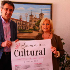 El alcalde y la concejala de Cultura presentaron la programación que irá hasta el 12 de mayo. DL