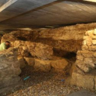 La cripta con los restos del anfiteatro de León aún no se ha abierto al público.