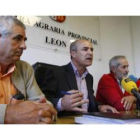 González, Turrado,  Llorente y Rodríguez anuncian la manifestación.