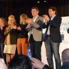 Mitin del PP ayer en Valencia de Don Juan.