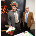El presidente del Consejo Comarcal y Óscar Ramos.