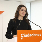 La portavoz de Ciudadanos, Inés Arrimadas.