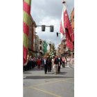 La procesión del santo es el acto principal de las fiestas.