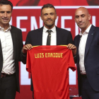 Presentación de Luis Enrique como nuevo entrenador de la selección española de fútbol.