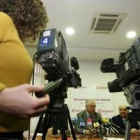 José Luis Concepción y Manuel Lamelas Viloria, durante la rueda de prensa de ayer en la capital