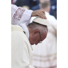 Francisco en el 1050 aniversario del cristianismo de Polonia. LESZEK