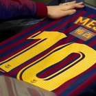 Los jugadores del Barça lucirán su nombre en chino en las camisetas durante el Clásico.