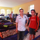 Los hospitaleros de Villadangos, Maite y Ángel.