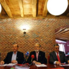 José Luis Lorenzana, José Luis Díez, Carmelo González, Manuel Fernández y María Jesús Álvarez, en la