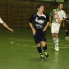 Dani, a la izquierda, marcó el segundo gol leonés.