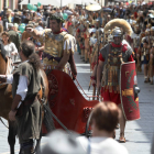 Los romanos desfilan por la calle Ancha. RAMIRO