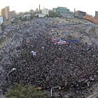 Miles de egipcios se manifiestan en El Cairo en un acto celebrado el pasado 23 de diciembre.