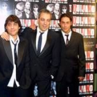 Los tres integrantes del popular trío leonés, los hermanos Óscar, Manolo y Raúl Quijano