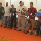 Foto de puestos de honor de las jornadas de cetrería.