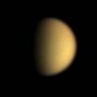 Una de las instantáneas de la luna Titán, tomadas por la sonda Cassini