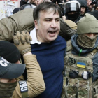 Momento del arresto de Saakashvili.