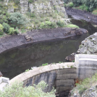 Imagen de archivo de la presa de San Facundo, semivacía tras una apertura de compuertas. DE LA MATA