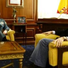 Castro Manterola y el alcalde de León, Francisco Fernández