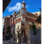 Imagen de la Casa Vicens, que se inaugura el 16 de noviembre. ENRIC FONTCUBERTA