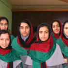 El equipo de seis adolescentes afganas a las que les ha denegado el visado estadounidense.