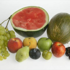 BODEGÓN SALUDABLE.  El melón y la sandía son de las mejores frutas para la piel.