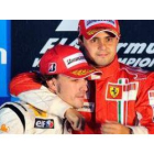 Fernando Alonso, a la izquierda, se convierte en el compañero de escudería de Felipe Massa.